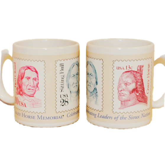 Crazy Horse Postage Stamp Mug