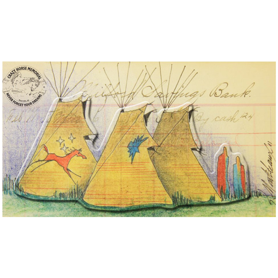 Tipi Ledger Art Magnet