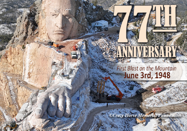 77th Anniversary Magnet
