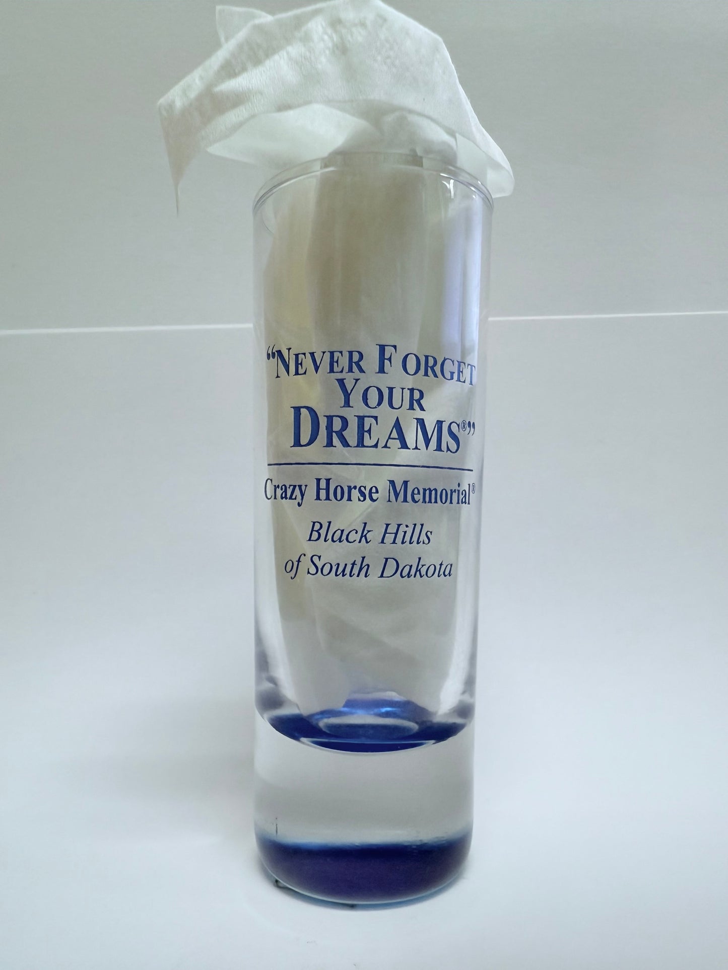 Mini Blue Base Vase/Toothpick Holder