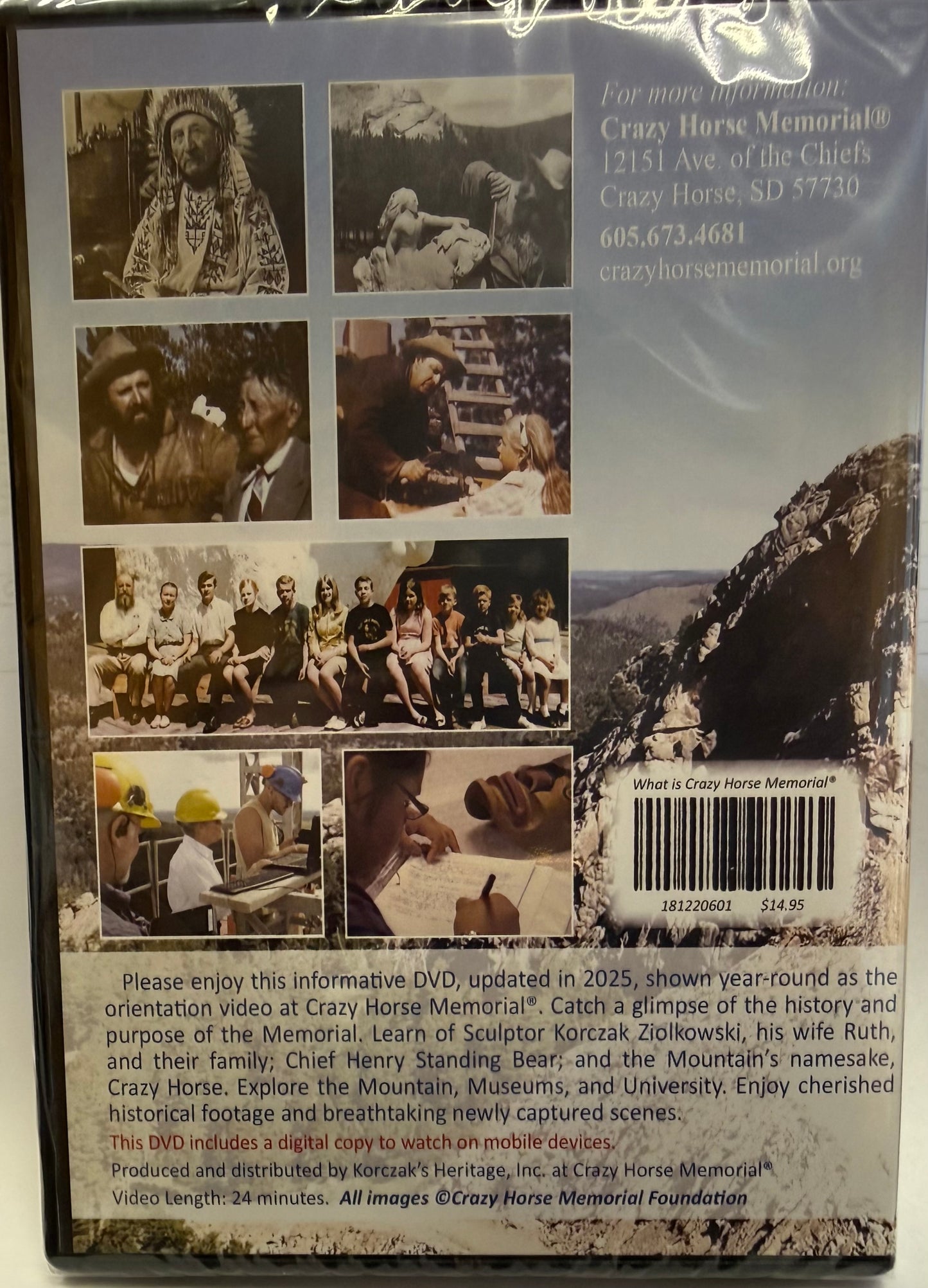 What is Crazy Horse Memorial® DVD