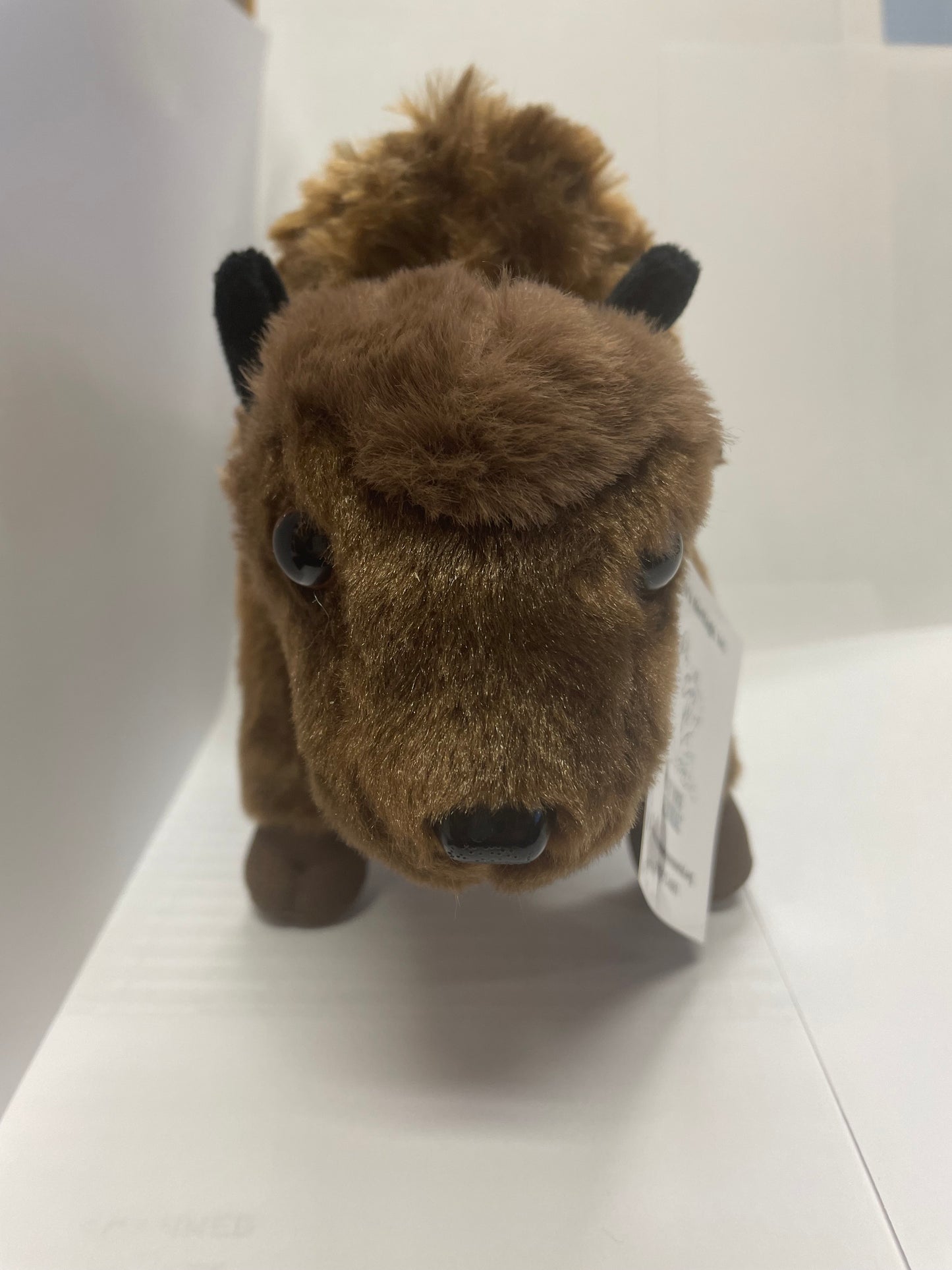 Plush Buffalo with Embroidery