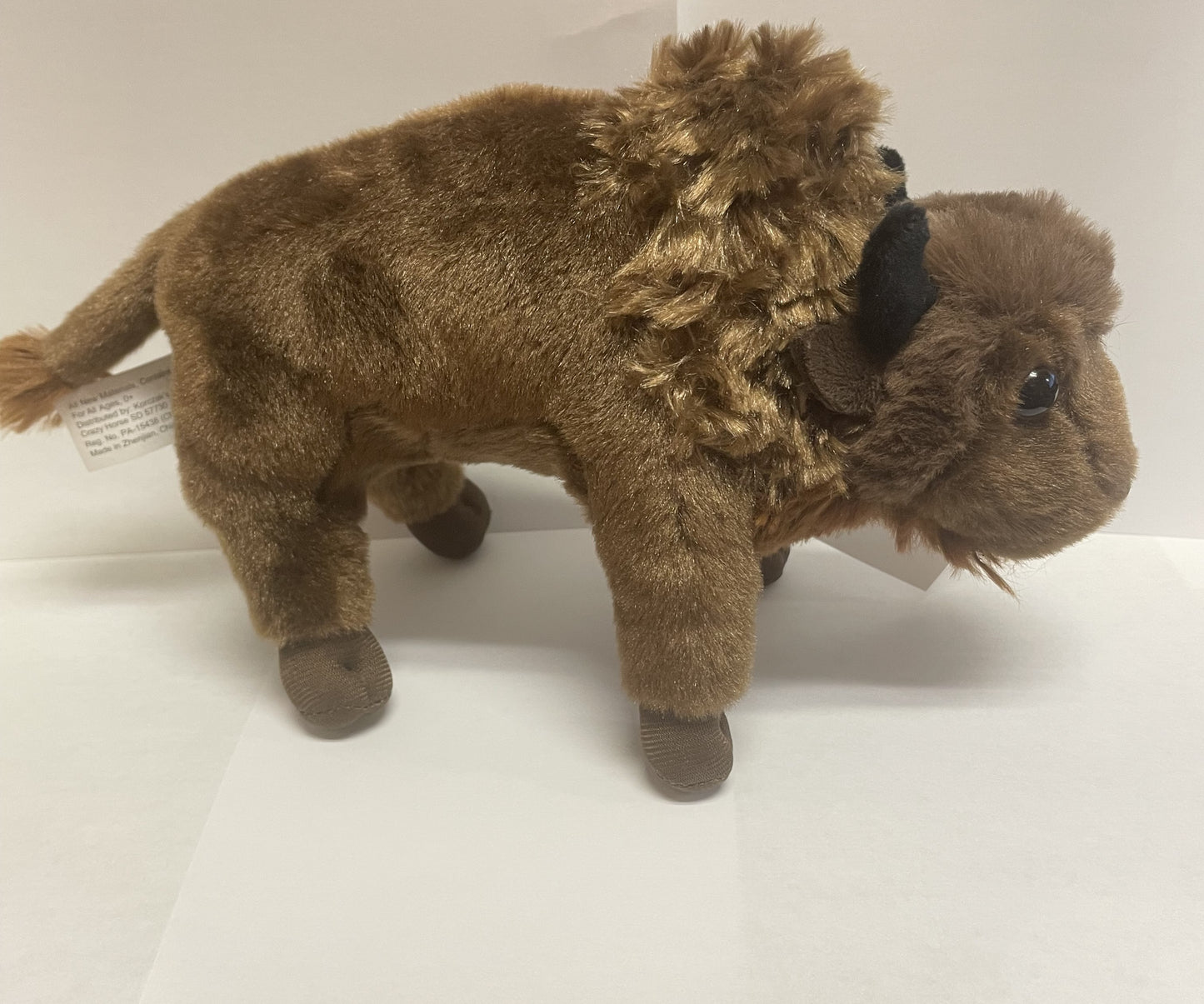 Plush Buffalo with Embroidery
