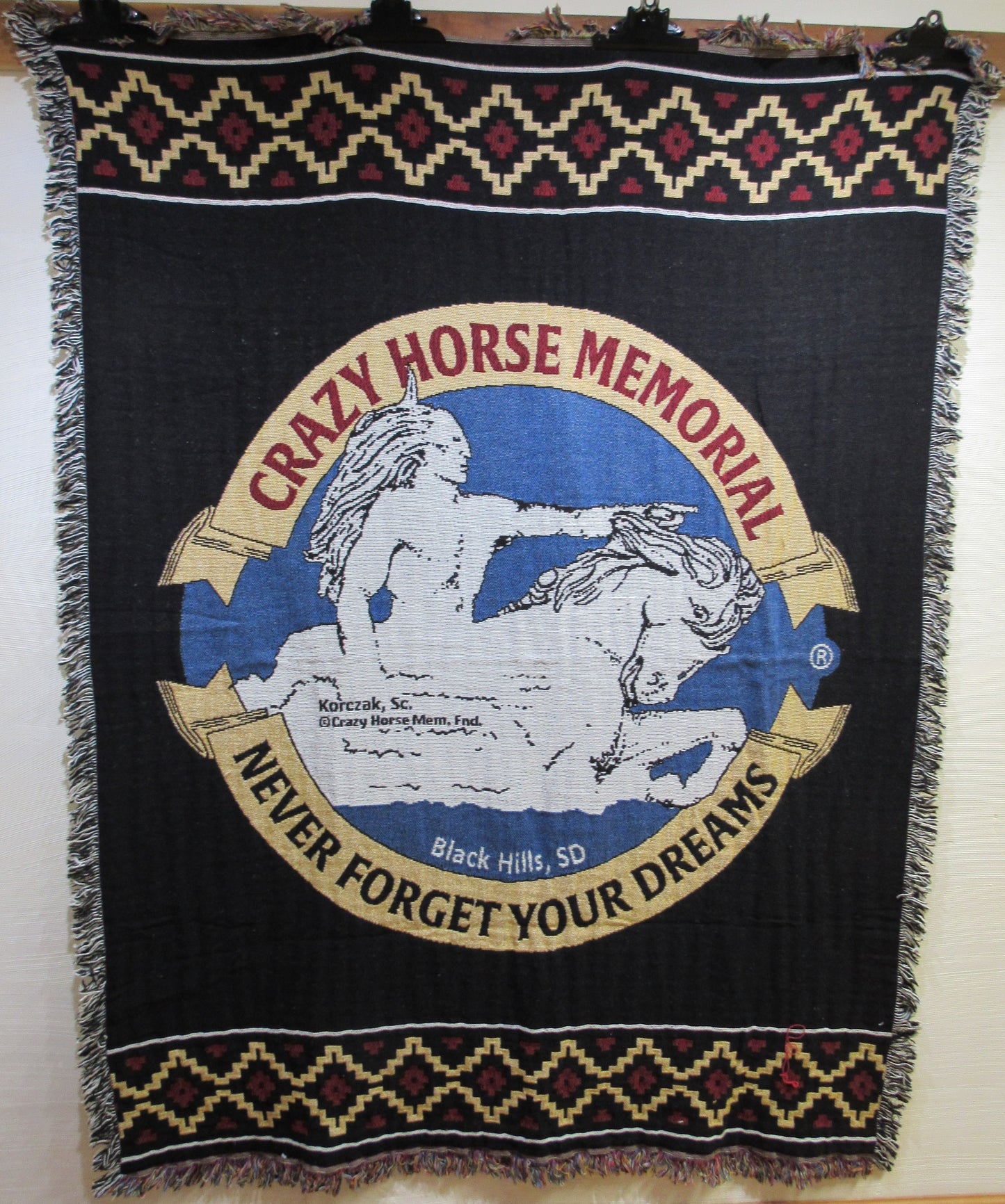 Crazy Horse Memorial Throw