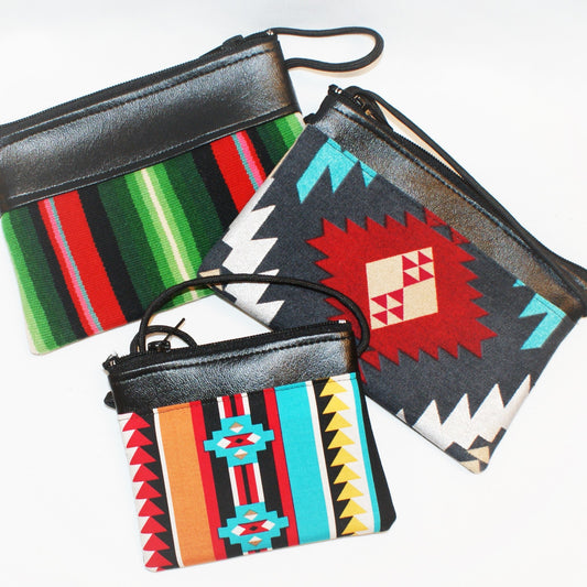 Cloth and Vinyl Purse by Victoria and Jerry Samuel, Navajo